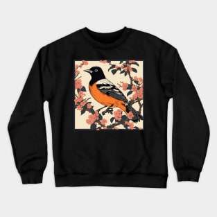 Vintage Baltimore Orioles Orchard Oriole Bird Crewneck Sweatshirt